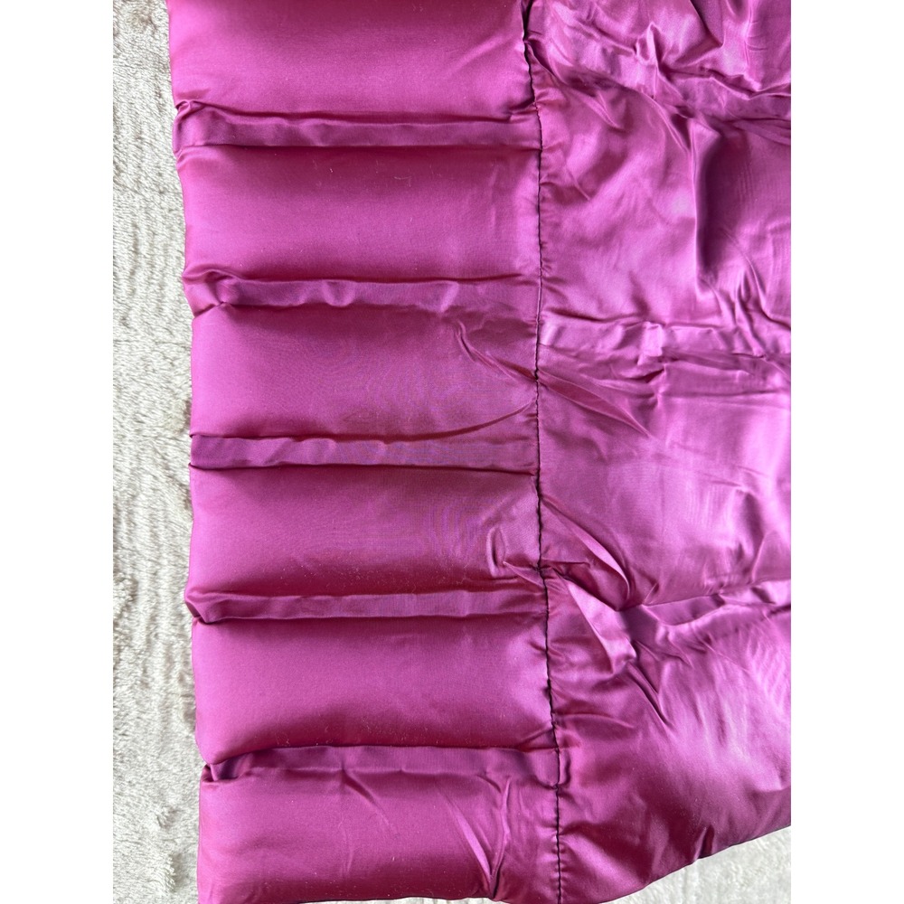 Champion Girls Puffer Jacket Magenta Pink Faux Fur Lined Hooded XL 14-16 NEW - Picture 14 of 17